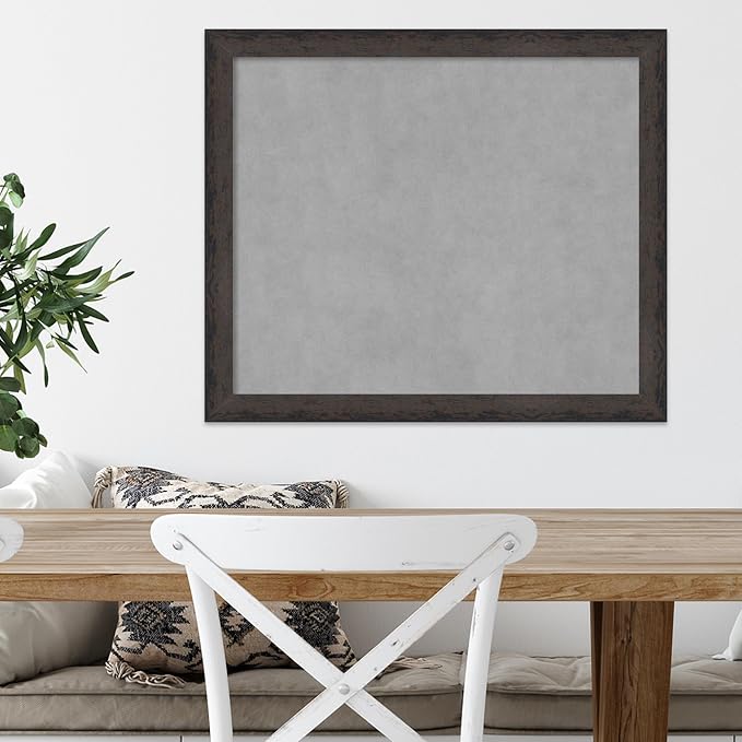 Amanti Art Black Framed Magnetic Board 23x27 Medium Vision Board - Image 5