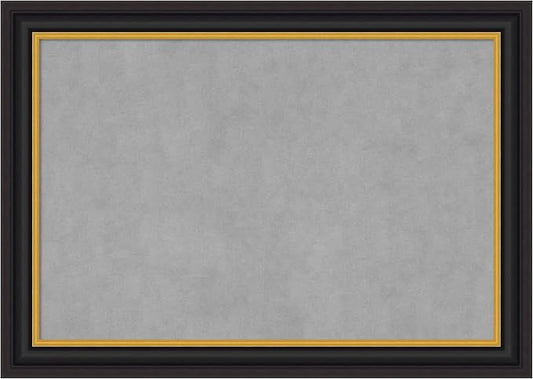 Amanti Art Black Framed Magnetic Board 30x42 Large Vision Board by AmantiArt