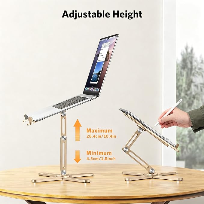 OMOTON 360° Rotating Laptop Stand Riser - Image 7