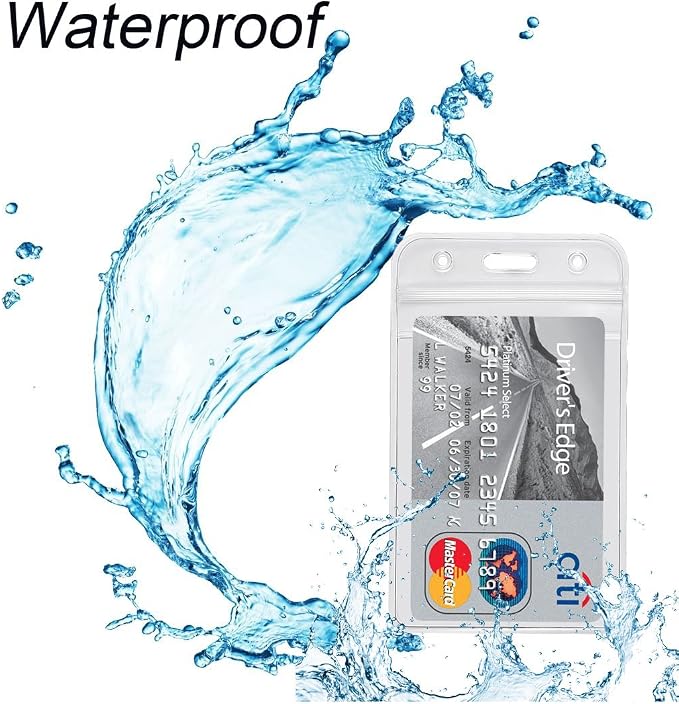 YOUOWO 1Pack Vertical ID Badge Holder - Image 7