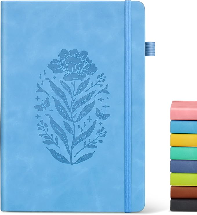 Lined Journal Notebook for Men Women, A5 Leather Journals for Writing, Travel by MUAHLIUB