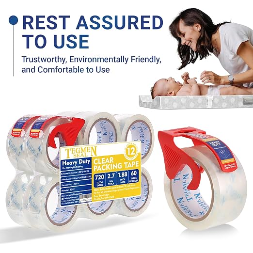 TegmenSeal Heavy Duty Clear Packing Tape - Image 3