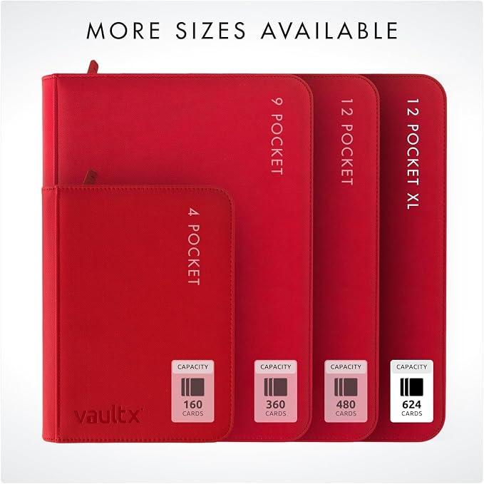 Vault X 12 XL Pocket Zip Binder, 624 Cards, Exo-Tec Material, 26 Side-Loading - Image 7