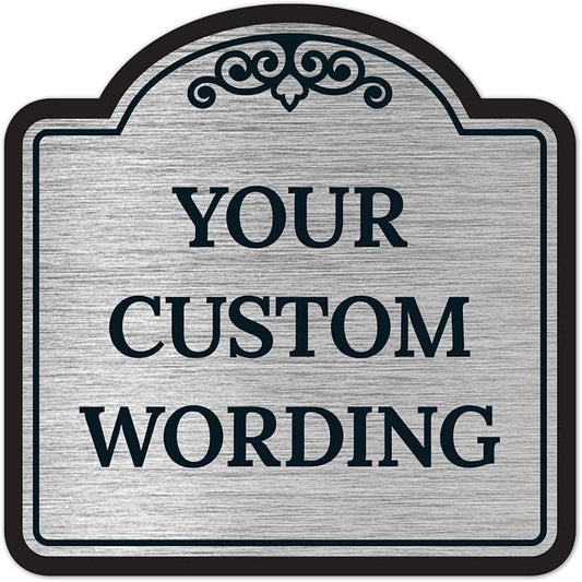 Custom Decorative Sign, Personalized Metal Sign by SigoSigns