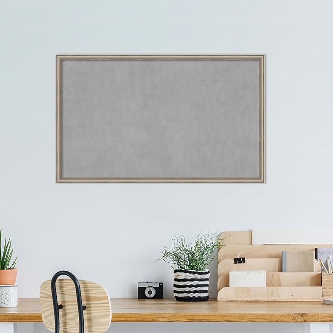 Amanti Art Silver Framed Magnetic Board 26x42 Large Vision Board - Image 5
