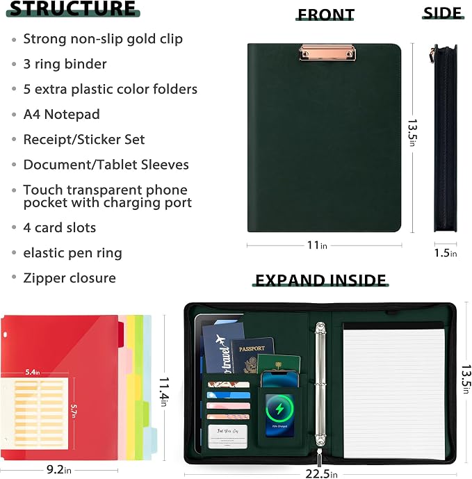 Ospelelf Leather Clipboard - Image 2