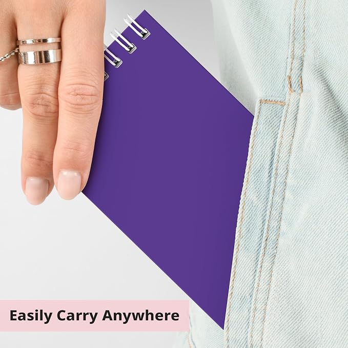 Taja Pocket Small Notebook 3" x 5", Nursing Notepad, Travel - Image 3