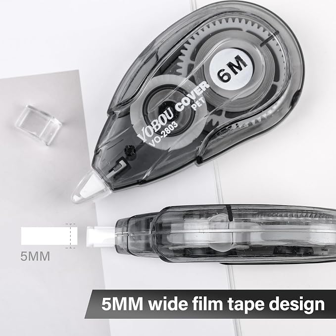 Vobou White Correction Tape Dispenser, - Image 6