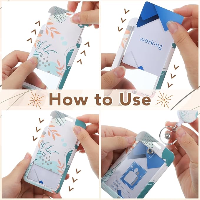 3 Set Boho ID Badge Holder - Image 5