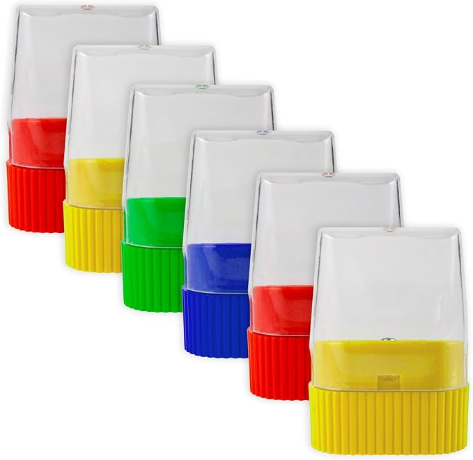 25 Pack Handheld Manual Pencil Sharpeners in Bulk Plastic Pencil Sharpeners - Image 3