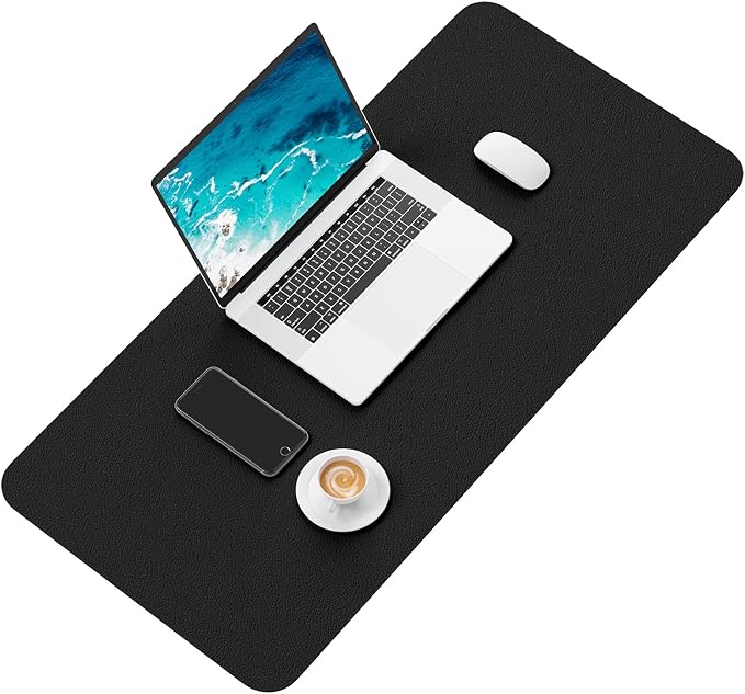 Hsurbtra Desk Pad, XL Extended Mouse Pad, Waterproof Desktop Blotter Protector - Image 2