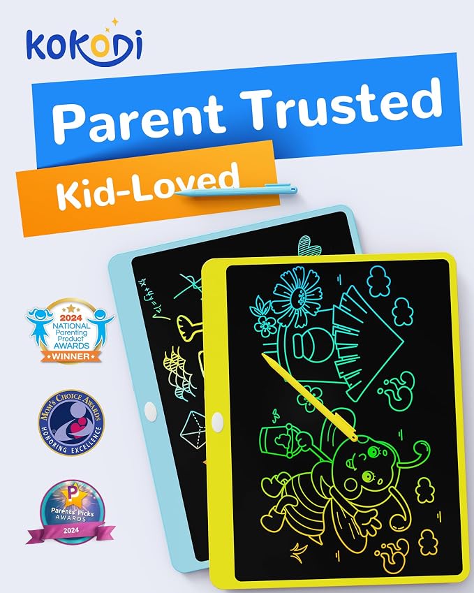 KOKODI LCD Writing Tablet, 16 Inch Colorful Toddler Doodle Board Drawing Tablet - Image 2