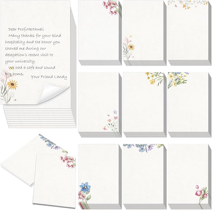 Spiareal 100 Pcs Blank Note Cards 4 x 6 in Blank Decorative Notecards Index by Spiareal