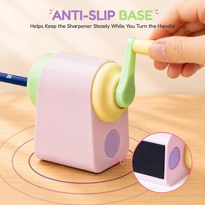 M&G Manual Pencil Sharpener, Hand Crank Pencil Sharpener - Image 6