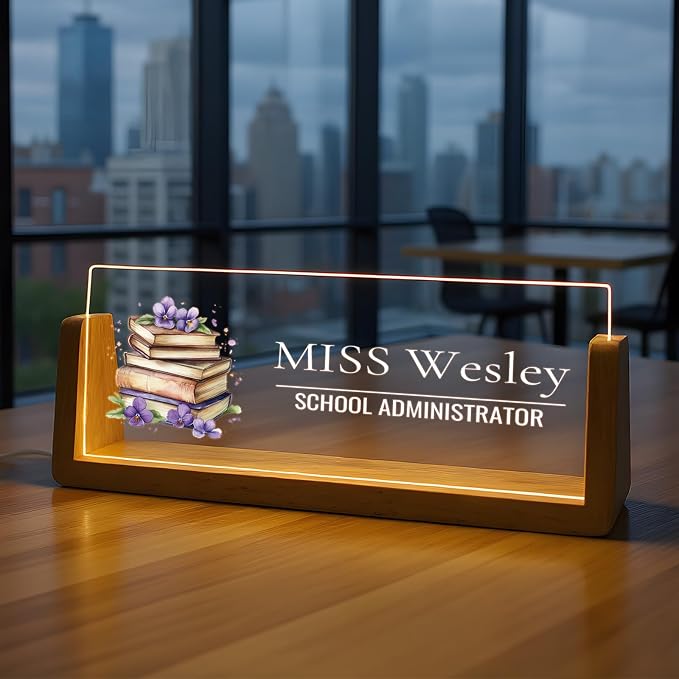 Custom Name Plate for Desk by SYCUSTOM
