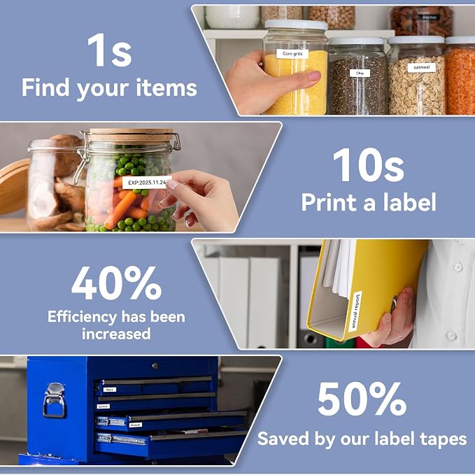 1pack 12mm 0.47 TZe TZ Tape Laminated White Label Maker Tape Replacement - Image 4