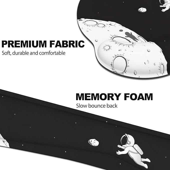 Ergonomic Mouse Pad with Wrist Rest and Keyboard Wrist Rest, Mousepad and Wrist - Image 5