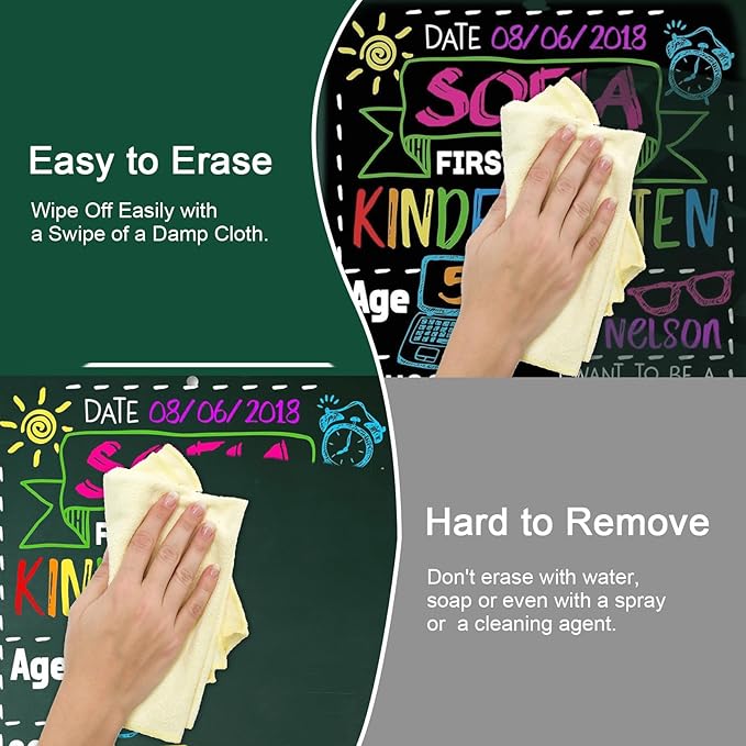 SILENART Chalk Markers Pink 8 Pack - Vibrant Chalkboard Marker for Blackboard Dry Erase Board Windows Glass Mirror Menu Board-DeskLoop Office