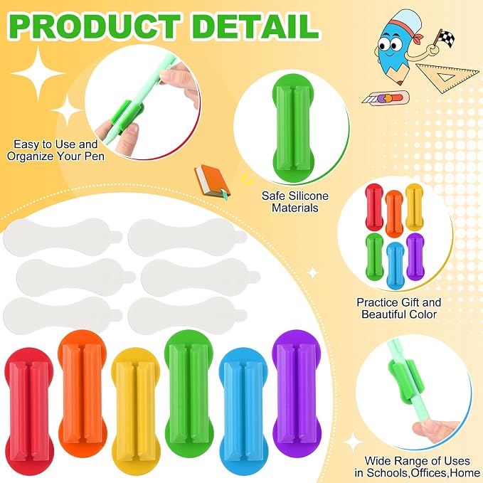 Sherr 48 Pack Adhesive Pencil Holders - Image 3