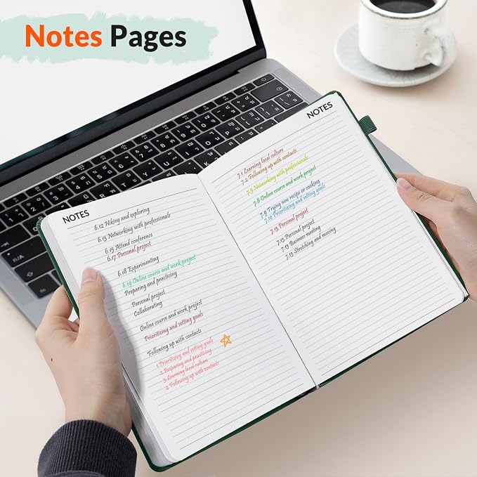 SUNEE 2026-2027 Weekly & Monthly Hardcover Planner 5.5" x 8.3" - Image 6