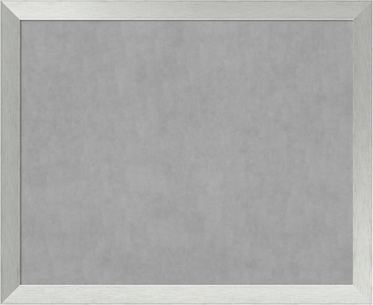 Amanti Art Silver Framed Magnetic Board 36x44 X-Large Vision Board by AmantiArt