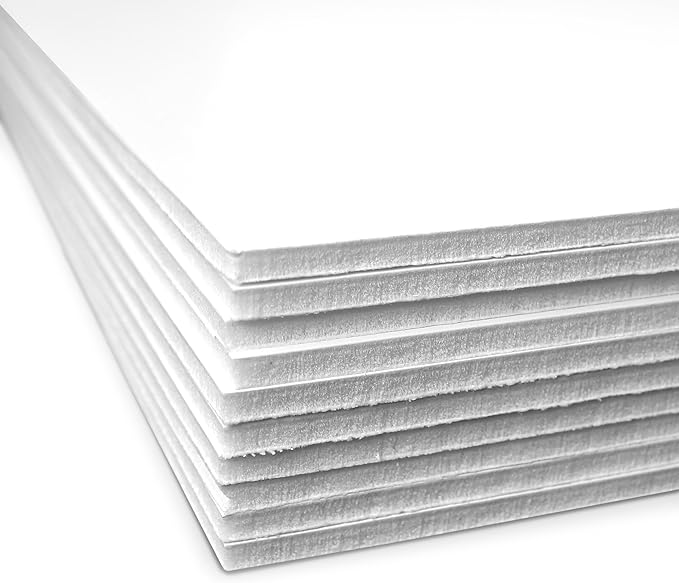 Flipside Products 20" x 30" White Foam Board, Arts and Crafts, 3/16" Thick, Presentations, Signboards, Backing Board, Display, Pack of 10-DeskLoop Office