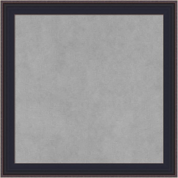 Amanti Art Black Framed Magnetic Board 19x19 Small Vision Board by AmantiArt