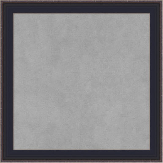 Amanti Art Black Framed Magnetic Board 19x19 Small Vision Board by AmantiArt
