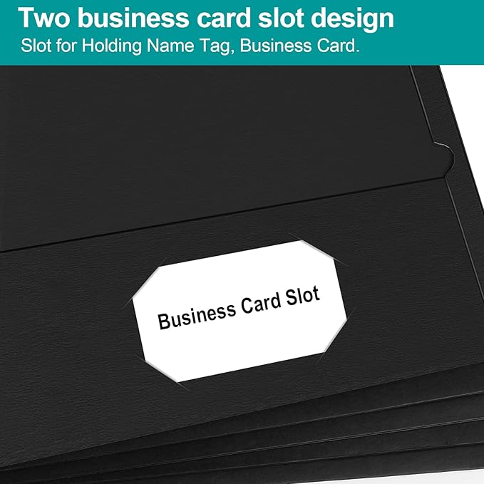 HABGP Two Pocket Folders, 100 Pack 2 Pocket Folders Fit Letter Size Paper - Image 4