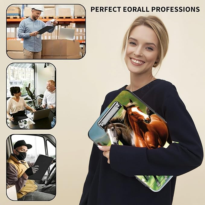 File Clipboard Storage with Pen Holder High Capacity Plastic Nursing Clipboards - Image 7
