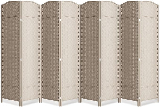 Cocosica 8 Panel Room Divider, 6Ft Folding Privacy Screen, Tall by cocosica