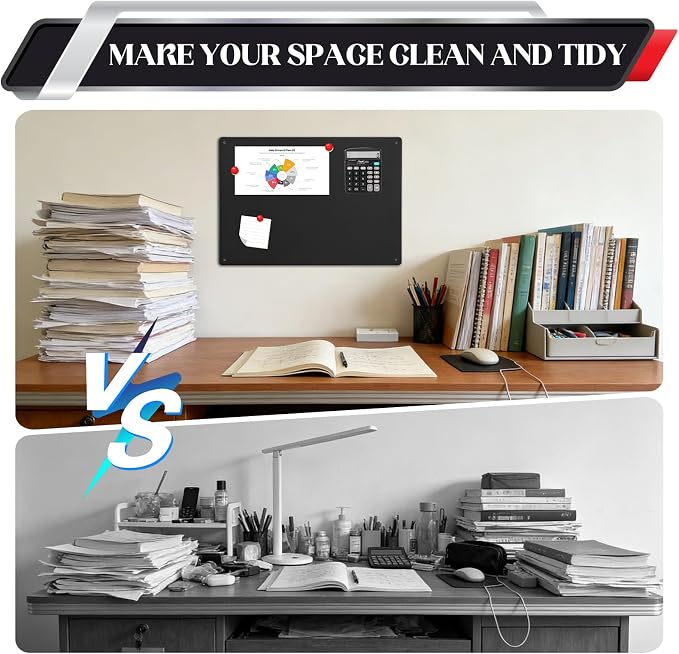 2Pack Magnet Board, Display Magnetic Letters, Spice Jars, Sticky Notes - Image 5