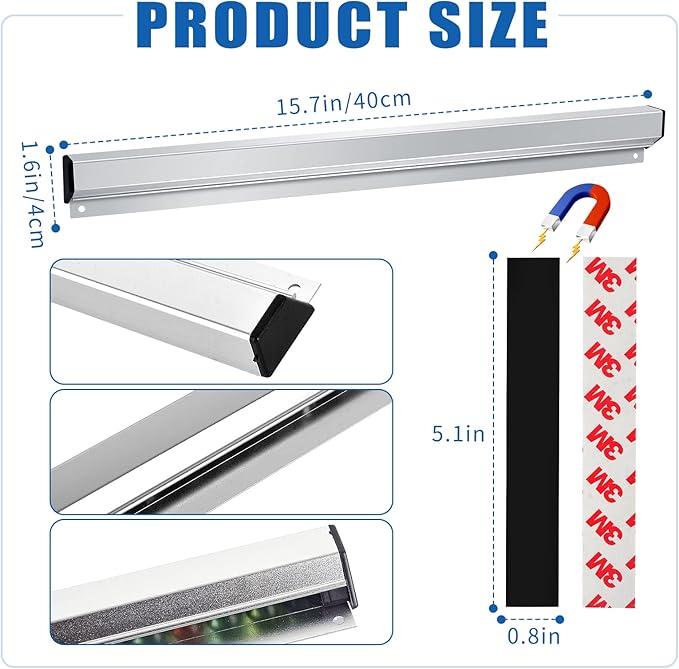 Ticket Rack Magnetic Restaurant Order Holder Slide Check Rack Kitchen Ticket - Image 2