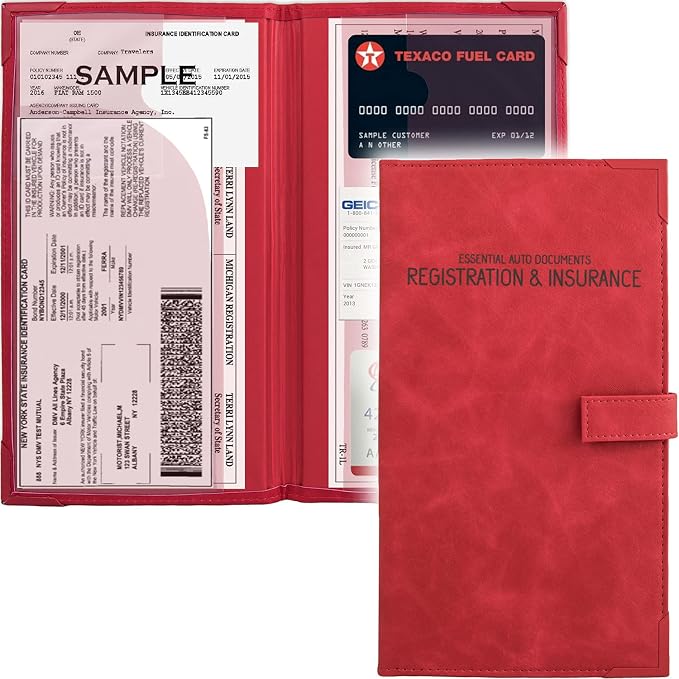 Auto Insurance and Registration Card Holder by PlusXpres