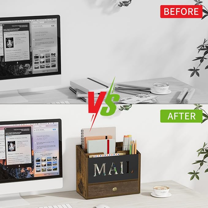 YINMIT Mail Organizer Countertop - Image 8