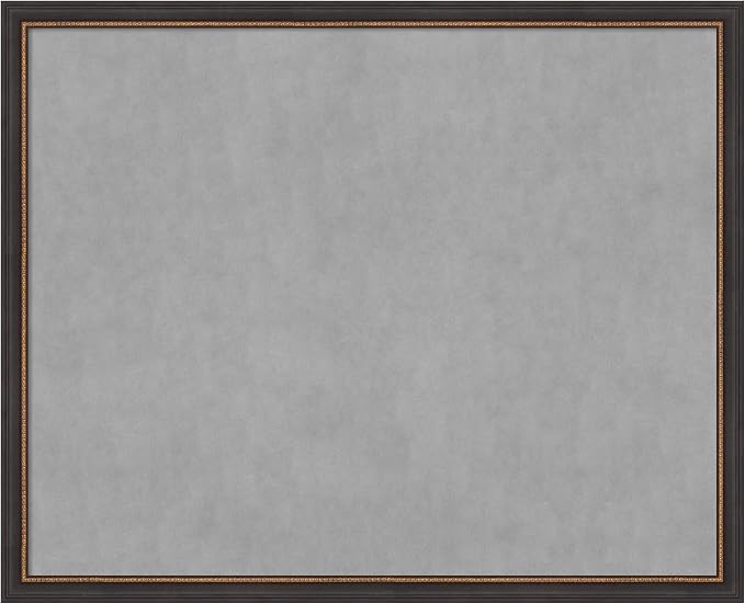 Amanti Art Black Framed Magnetic Board 35x43 X-Large Vision Board by AmantiArt