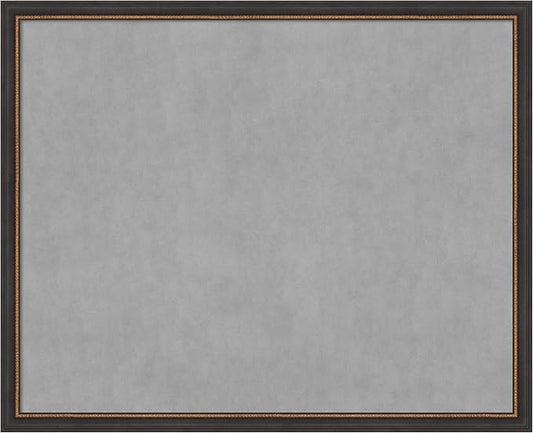 Amanti Art Black Framed Magnetic Board 35x43 X-Large Vision Board by AmantiArt
