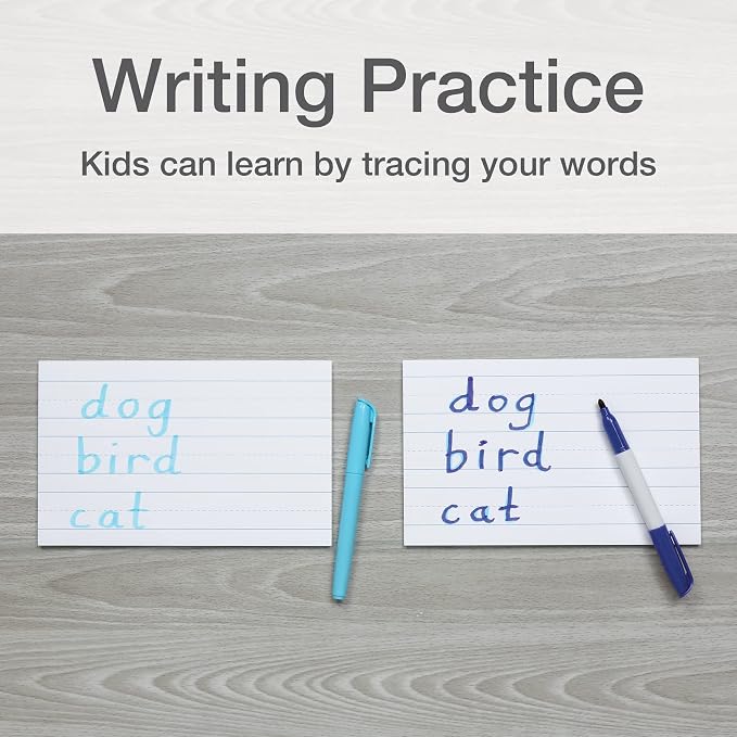 Oxford Primary Ruled Index Cards, 5 x 8 Inches, Lined on Front, Blank on Back - Image 5