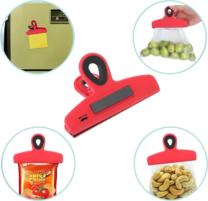 Mr. Pen- Magnetic Bag Clips, 4 Pack, Durable Plastic - Image 8