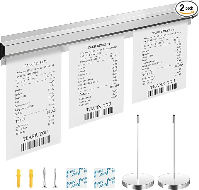 48 Inch Aluminum Ticket Holder Rail by Unknown