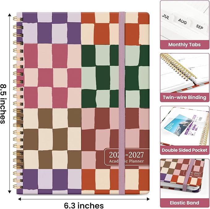 Planner 2026-2027, Academic Year Monthly and Weekly Calendar Planner, Jul 2026 - Image 4
