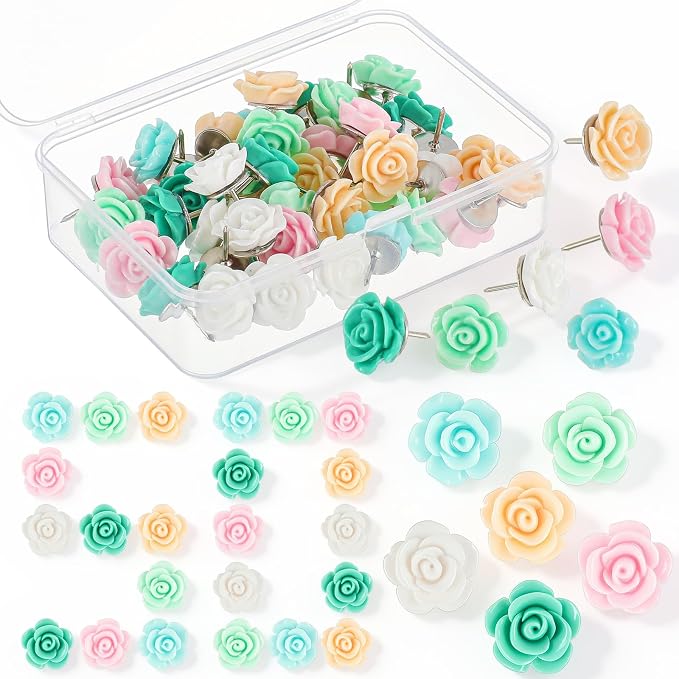 Dispowreath 50 Pcs Flower Push Pins by Dispowreath