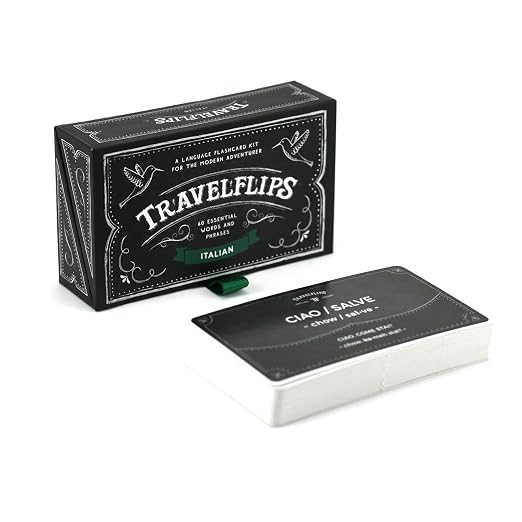 Italian Flash Cards by TravelflipsFlashCards