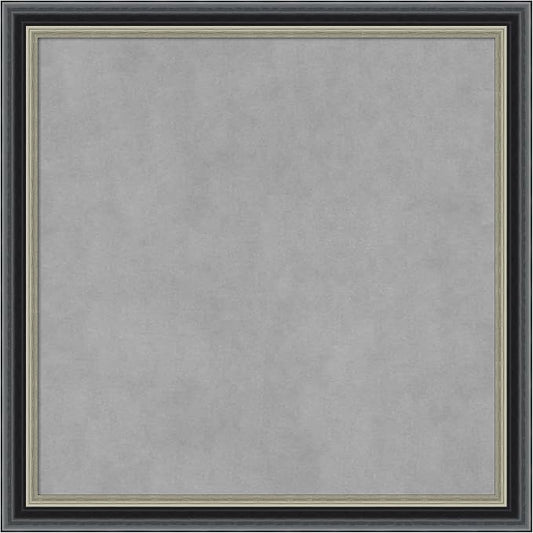 Amanti Art Black Framed Magnetic Board 23x23 Medium Vision Board by AmantiArt
