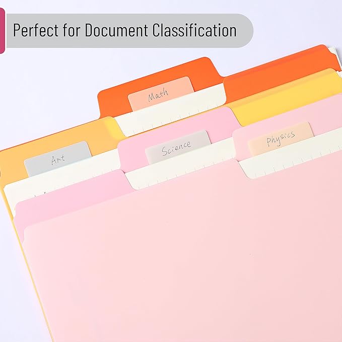 Mr. Pen- Sticky Index Tabs, 500 Pcs, 21 Sets, Colorful Sticky Tabs for Notebooks, Page Markers, Page Tabs for Binders, Page Tabs Sticky Tabs for Books, Notebook Tabs, Back to School Supplies-DeskLoop Office