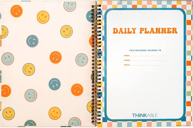 Undated Daily Planner Notebook 8.5x11, To Do List Notebook, Habit Tracker - Image 7