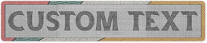 Custom Sign, Custom Street Sign, 11 Font Colors, 13 Font Styles, 4 Hole Options by MySignCenter