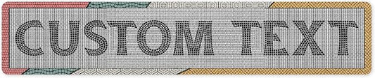 Custom Sign, Custom Street Sign, 11 Font Colors, 13 Font Styles, 4 Hole Options by MySignCenter