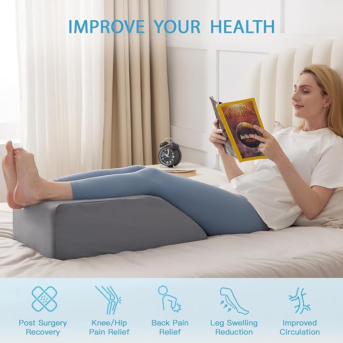 MEGCXIT Leg Pillow Elevation Blood Circulation, Leg Wedge - Image 6
