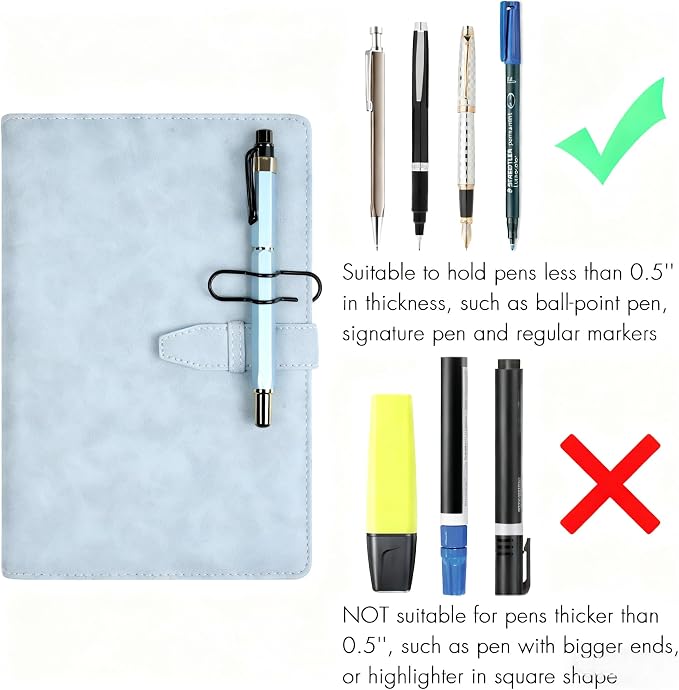 Wisdompro Pen Clip, 12 Pack Stainless Steel Pen Clip Holder - Image 2
